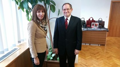 Посещение на посланик Таня Димитрова в гр. Вараждин