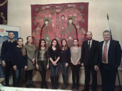 Среща с български студенти в Санкт Петербург