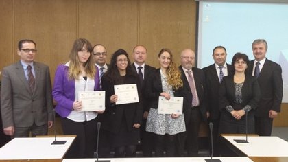 Награждаване на победителите в конкурса за есе на тема „Политическите и икономическите отношения между България и Гърция като модел за двустранно сътрудничество в ЮИЕ”