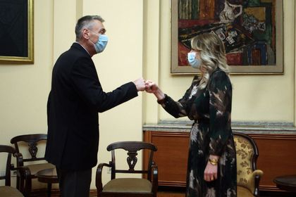Посланик Петко Дойков се срещна с министъра на европейската интеграция на Сърбия Ядранка Йоксимович