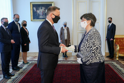 Ambassador Margarita Ganeva presented her credentials to the President of Poland