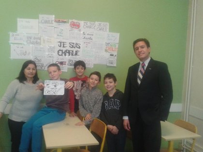Посещение на посланик Ангел Чолаков в българските училища в Париж