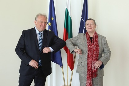 The Minister of Foreign Affairs Svetlan Stoev received the Ambassador of Portugal Maria Coelho Ribeiro da Silva