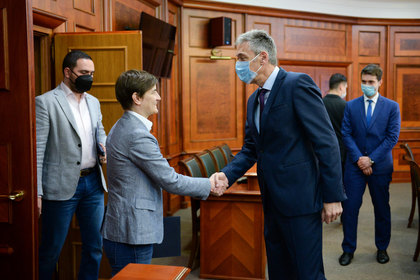 Посланик Петко Дойков се срещна с министър-председателя на Сърбия Ана Бърнабич 