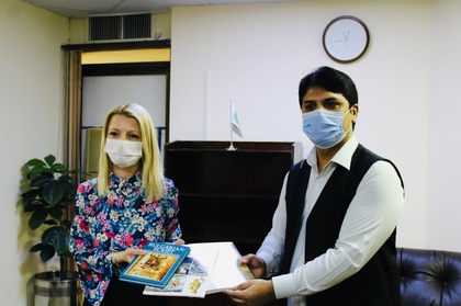 The Bulgarian Ambassador in Islamabad Mrs. Irena Gancheva visited the National Library of Pakistan