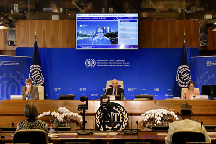 Recovery of the world of work from the Covid-19 crisis and social protection among the key debates during the first segment of the 109th International Labor Conference