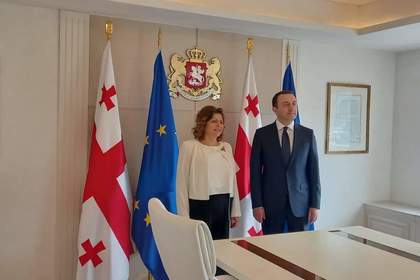 Прощални срещи на посланик Иванова с президента и с премиера на Грузия