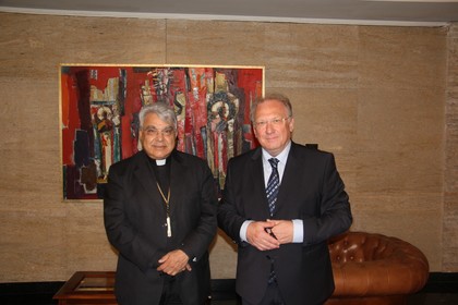 The Minister of Foreign Affairs Svetlan Stoev met with Cardinal Marcello Semeraro