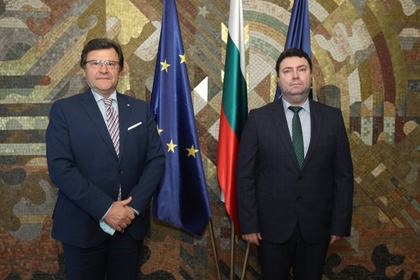 Deputy Minister Rumen Alexandrov received Albania's Chief Negotiator with the EU