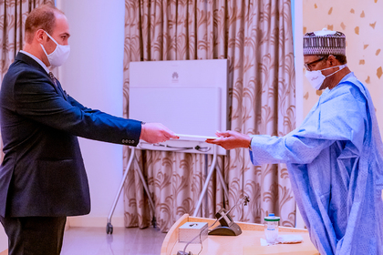 Ambassador Yanko Yordanov presented his credentials to the President of Nigeria