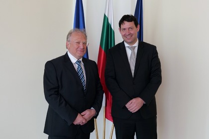 The Minister of Foreign Affairs Svetlan Stoev received the Ambassador of Slovenia Anzej Franges