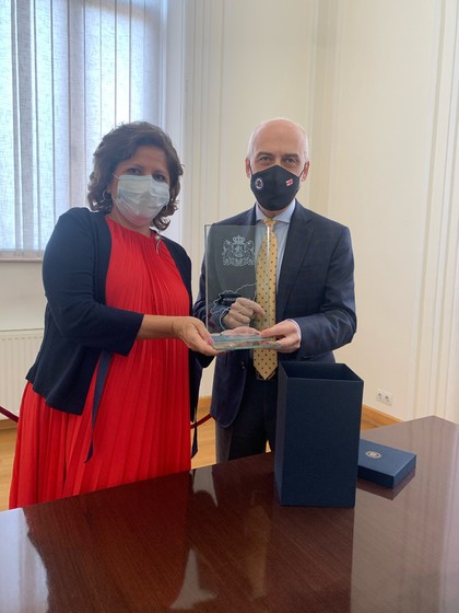 Прощална среща на посланик Десислава Иванова с вицепремиера и министър на външните работи на Грузия г-н Давид Залкалиани