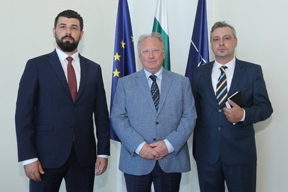 Minister Svetlan Stoev received the leaders of the Social Democratic Union Party from the Republic of Northern Macedonia
