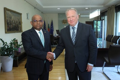 The Minister of Foreign Affairs Svetlan Stoev received his Maldivian counterpart Abdullah Shahid