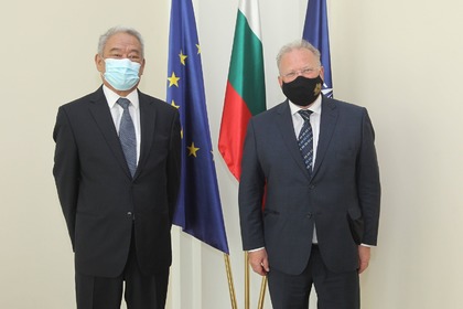 Minister Svetlan Stoev received the Ambassador of Mongolia Dashjamts Batsaykhan