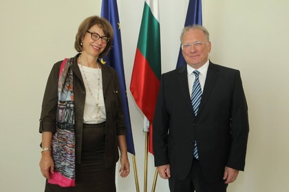 Minister Svetlan Stoev received the Ambassador of Switzerland Muriel Berse Cohen