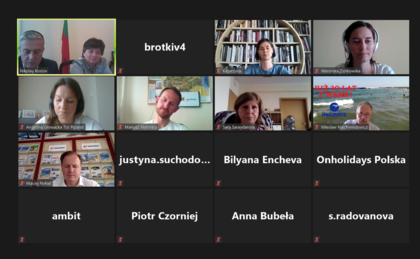 First online conference with representatives of polish tourist companies and agents