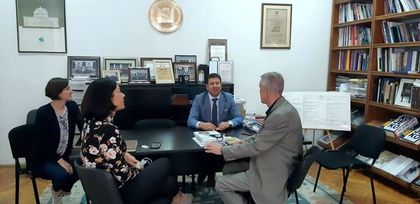 Среща с директора на Националната и университетска библиотека на Босна и Херцеговина