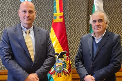 Среща на посланик Михайлов с посланика на Боливия в Аржентина 