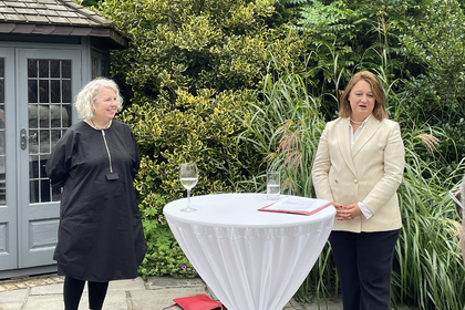 Тhe Ambassador of Bulgaria to Ireland Gergana Karadjova hosted at the Bulgarian Residence in Dublin the female Ambassadors to Ireland