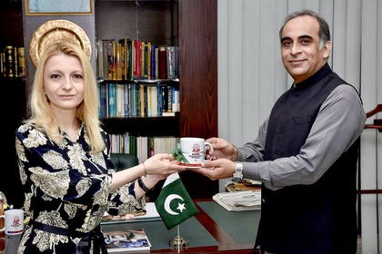 The Bulgarian Ambassador in Islamabad Irena Gancheva visited the Head Office of the national news agency of Pakistan 