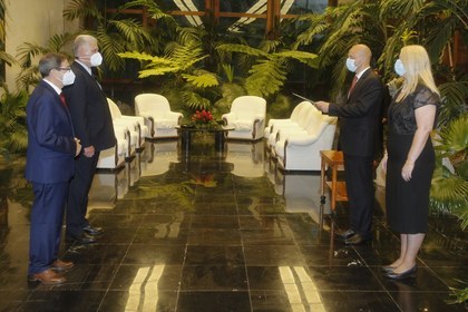 Ambassador Todor Kanchevski presented his credentials to the President of Republic of Cuba