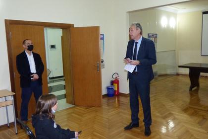 Посланик Петко Дойков откри новата учебна 2021/2022 г. в Българското училище „Любен Каравелов“ - Белград