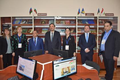 Посланик Николай Янков участва в церемония по откриване на български кът в Националната библиотека на Азербайджан „М.Ф. Ахундов“
