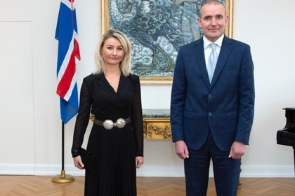 The Ambassador of Republic of Bulgaria in Oslo Vera Shatilova presented her credentials to the President of Republic of Iceland Gudni Johannesson