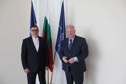 Minister Stoev received the Ambassador of Iran Seyed Mohammad Javad Rasouli