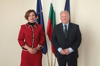 Minister Svetlan Stoev received the Ambassador of Republic of Turkey Aylin Sekizkök