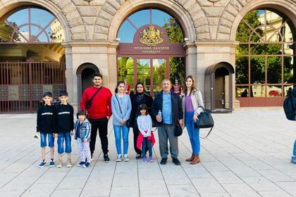 The local employee of our embassy in Kabul and his family visited the historical landmarks in Sofia