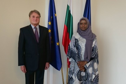 Deputy Minister Todor Churov received copies of the credentials of the Ambassador of Nigeria