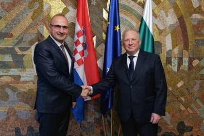Bulgaria and Croatia reaffirmed their desire to deepen co-operation and cohesion between the two countries