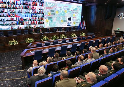 Посещение в Националния център за управление на отбраната на Русия
