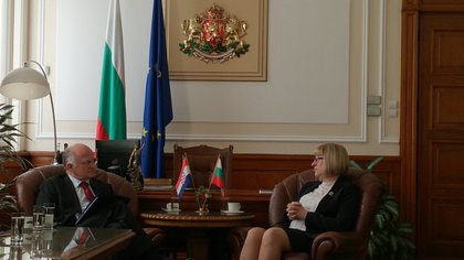 Официално посещение на Председателя на Хърватския Сабор в България