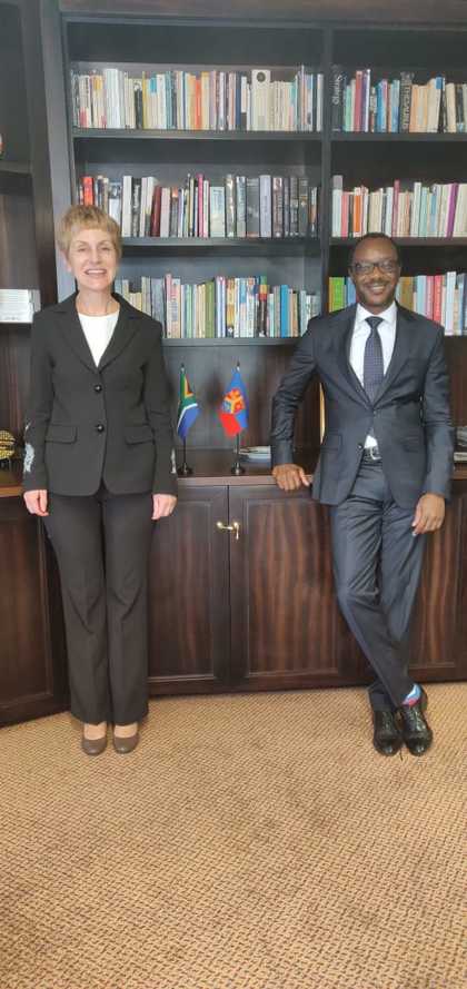 Ambassador Pavlova Met with Professor Tawana Kupe, Vice Chancellor and Principal of the University of Pretoria