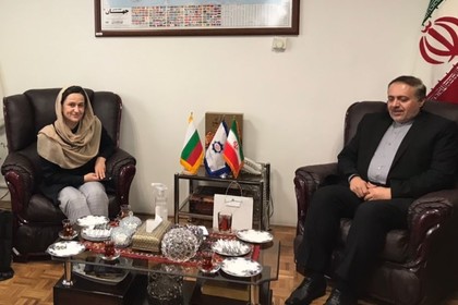 Тhe Ambassador of the Republic of Bulgaria to the Islamic Republic of Iran Ms. Nikolina Kuneva conducted a meeting with the Director General for Cultural Cooperation and Iranian Overseas Affairs of the ICRO Mr. Ali Kian