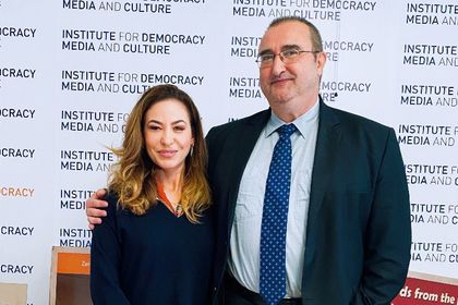 Посланик Момчил Райчевски посети Института за демокрация, медии и култура в Тирана