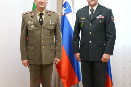 Срещи на новия военен аташе на България в Словения