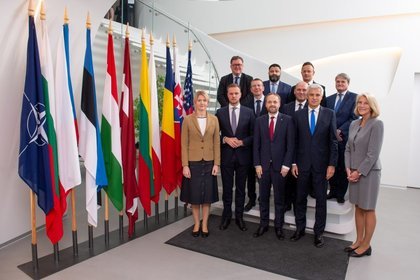 The B9 countries exchanged views on European security issues