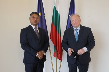 Minister Stoev received the Ambassador of India Sanjay Rana