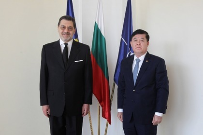 Deputy Minister Vasiliy Takev received copies of the credentials of the newly appointed Ambassador of the Kingdom of Cambodia