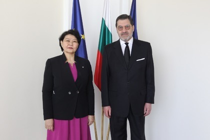 Deputy Minister Vasiliy Takev received copies of the credentials of the Ambassador of Mongolia
