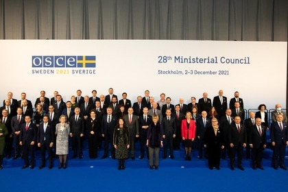 The OSCE Foreign Ministers discussed current security challenges in Europe