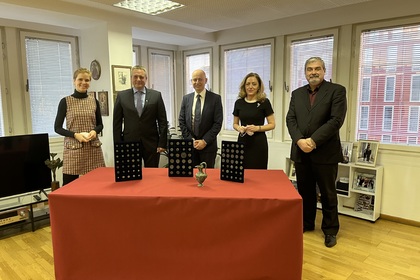 Übergabe von aus Bulgarien illegal ausgeführten Objekte des bulgarischen kulturhistorischen Erbes