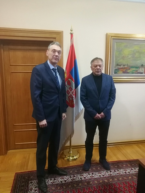 Посланик Петко Дойков проведе протоколна среща с министър Новица Тончев