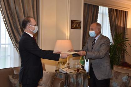 Ambassador Deyan Katrachev presented his credentials to the League of Arab States