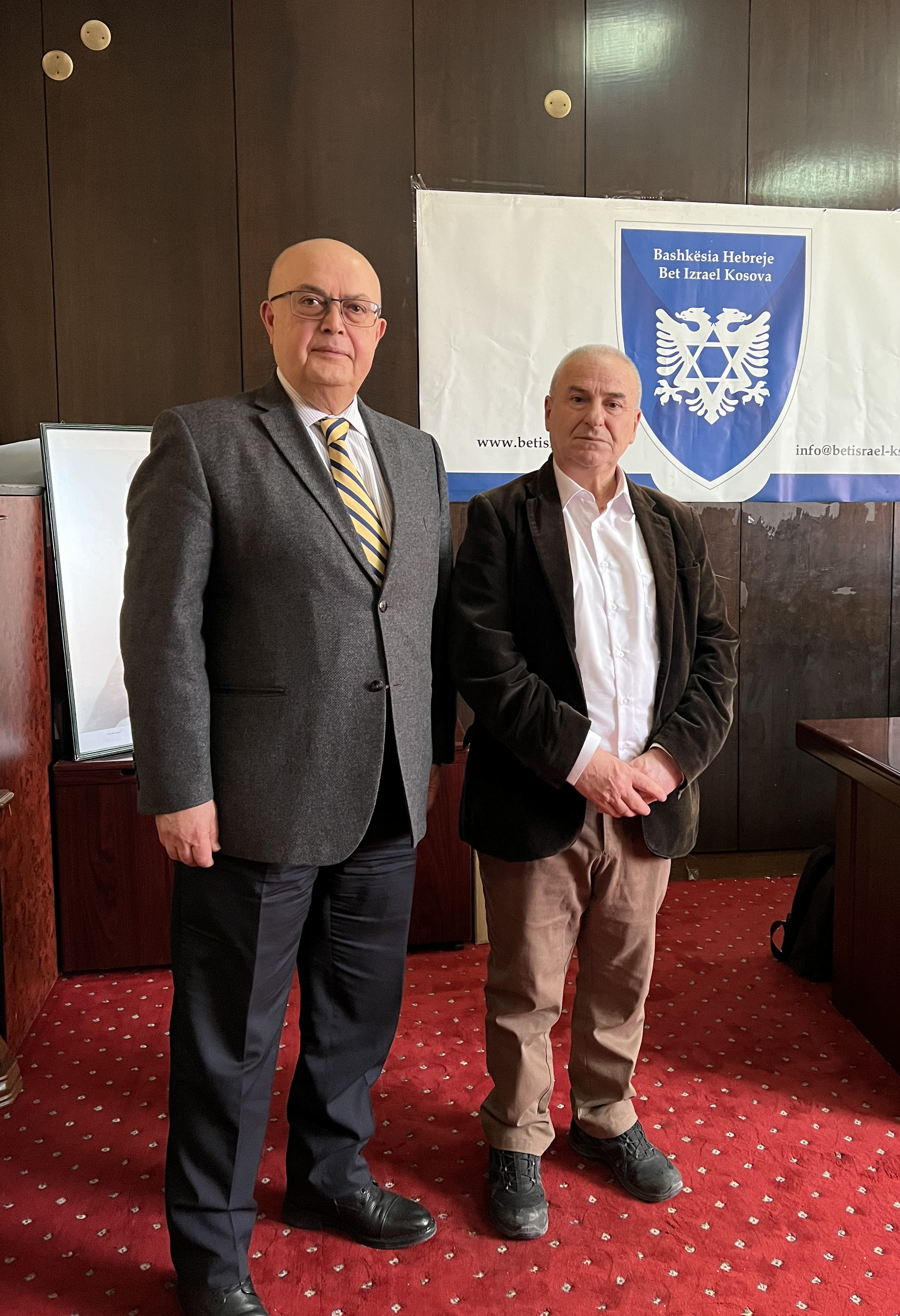 Посланик Гуджев се срещна с представители на еврейската общност в Република Косово
