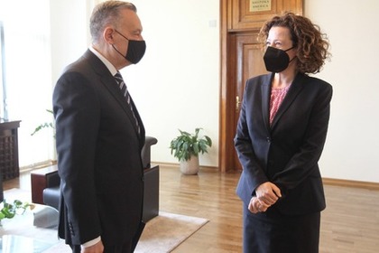 Deputy Minister Irena Dimitrova received the Ambassador of Ukraine to Bulgaria Vitaly Moskalenko